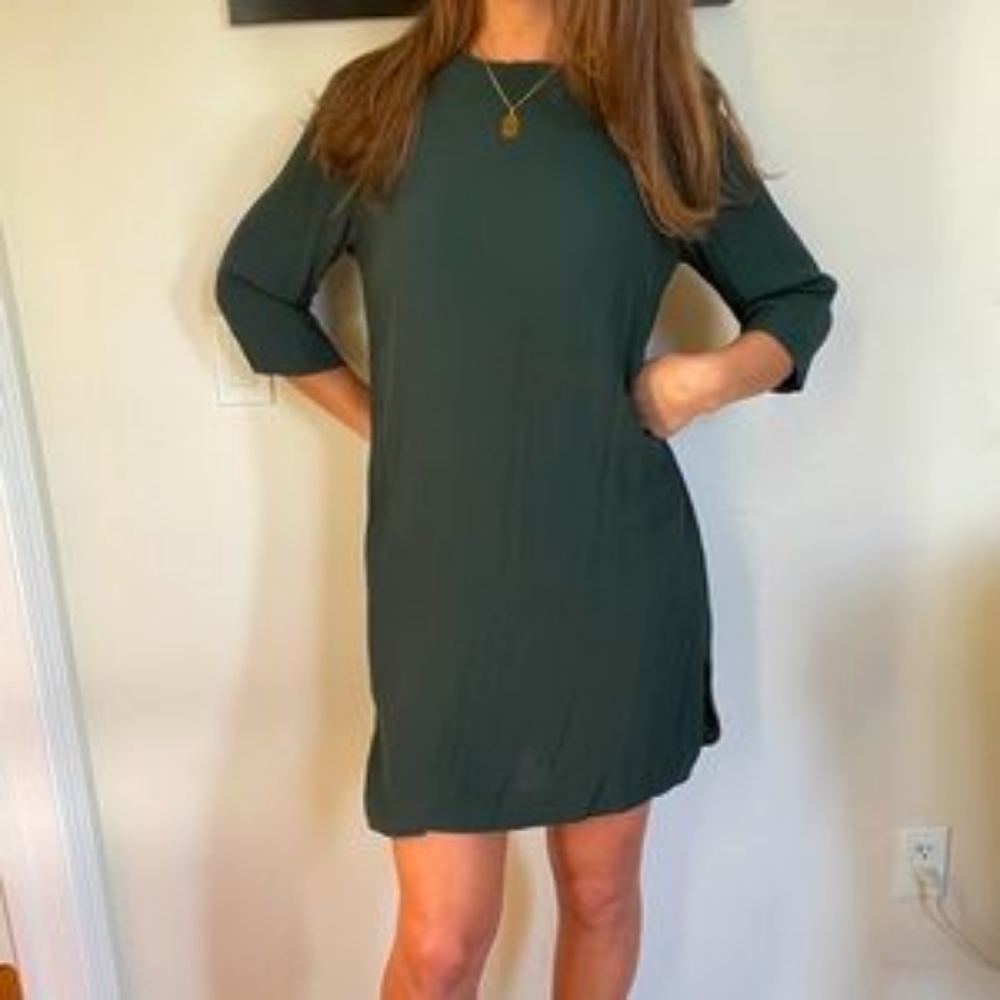 & Other Stories Stockholm Atelier Green Dress Size 6